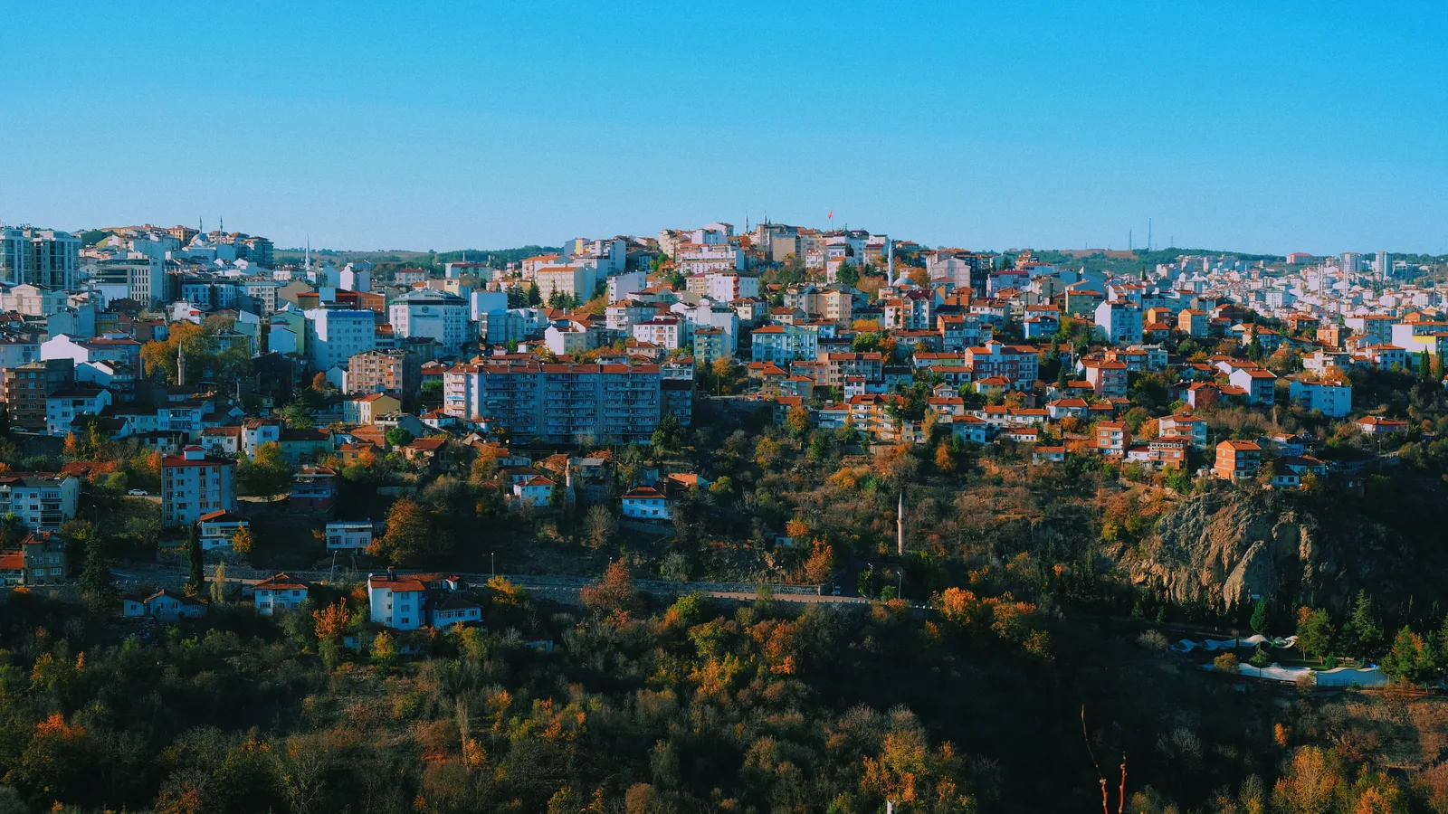 Bilecik şehir görünümü ve simgesel kent alanı