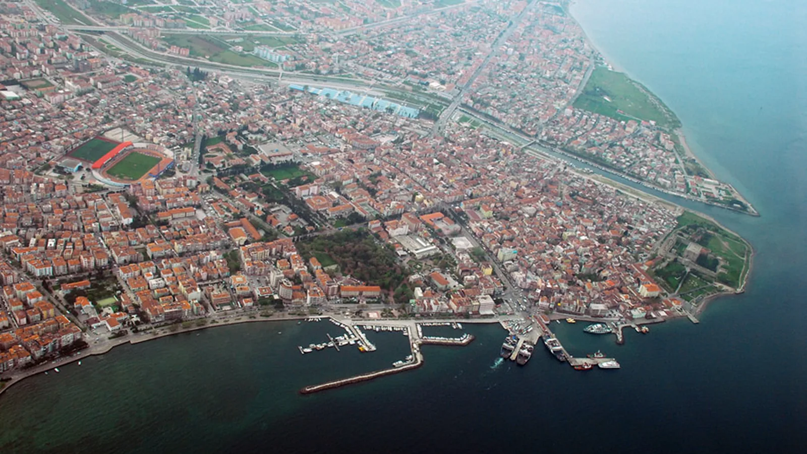 Çanakkale şehir görünümü ve simgesel kent alanı