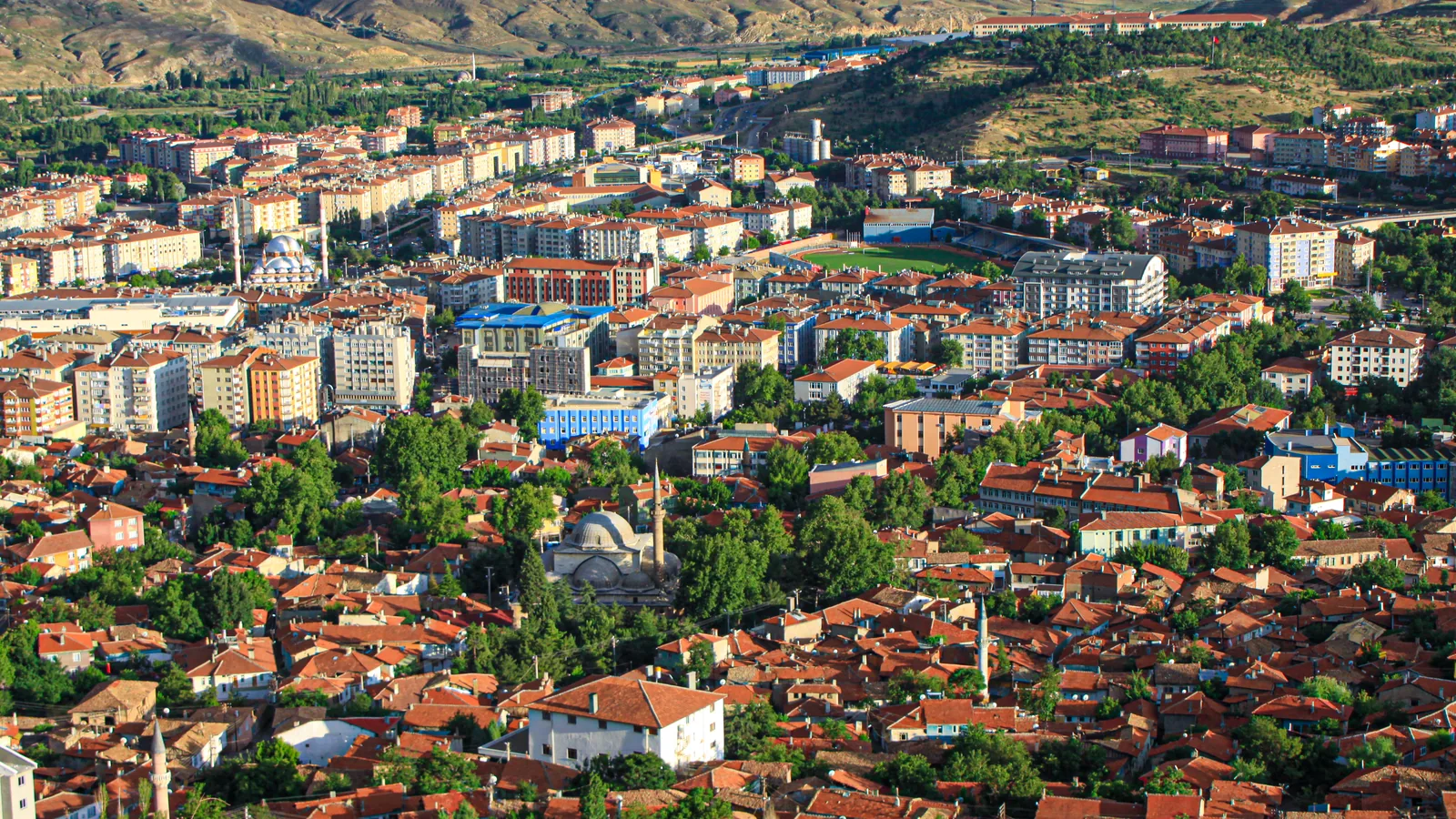 Çankırı şehir görünümü ve simgesel kent alanı
