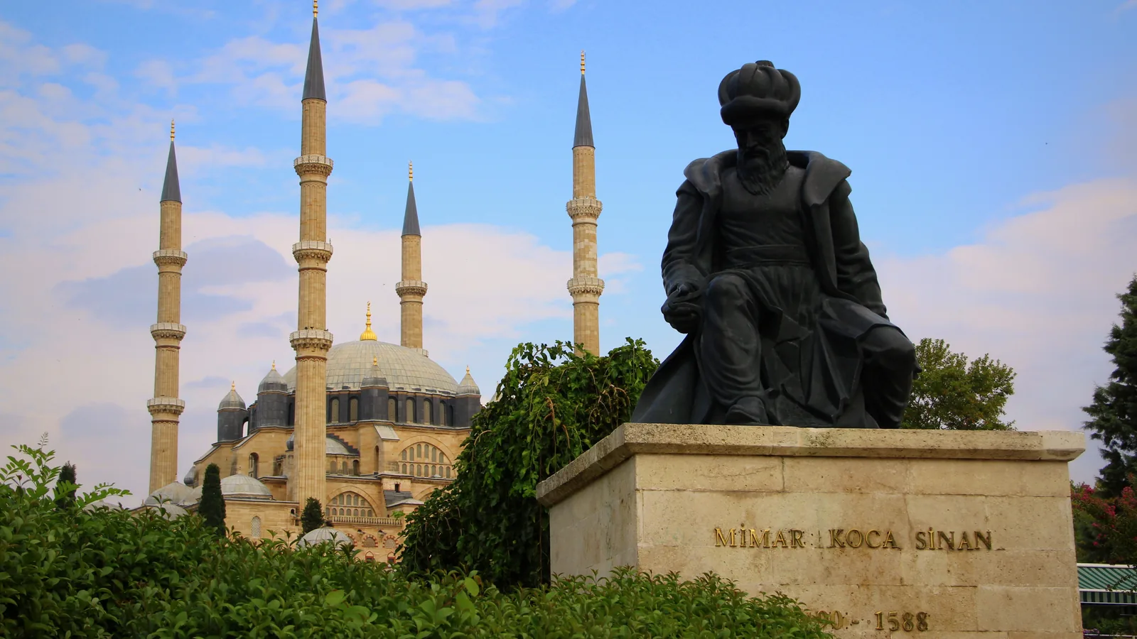 Edirne şehir görünümü ve simgesel kent alanı