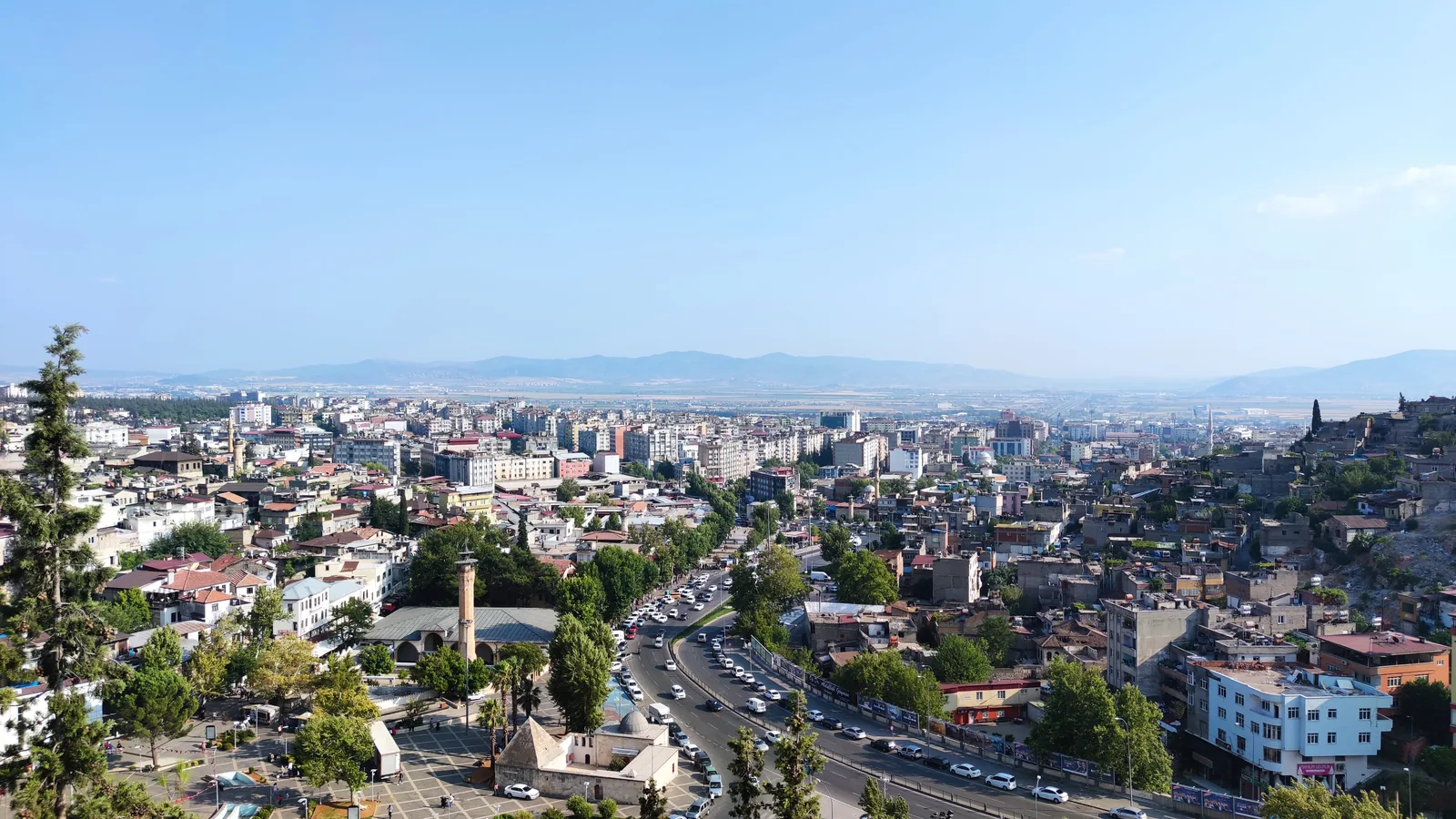 Kahramanmaraş şehir görünümü ve simgesel kent alanı