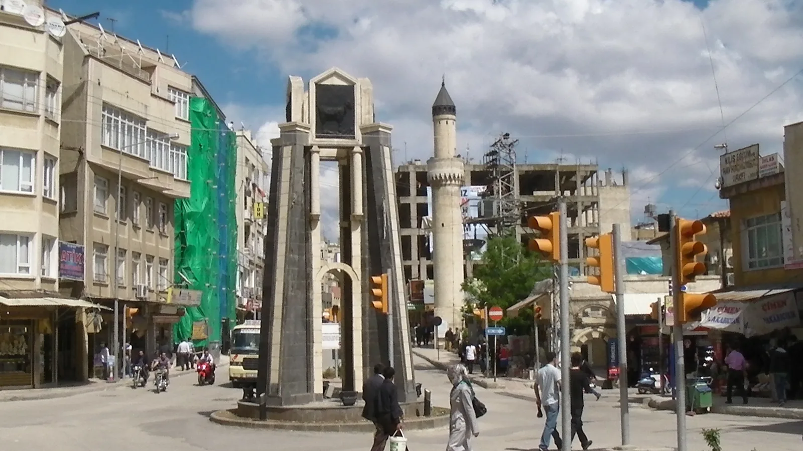 Kilis şehir görünümü ve simgesel kent alanı
