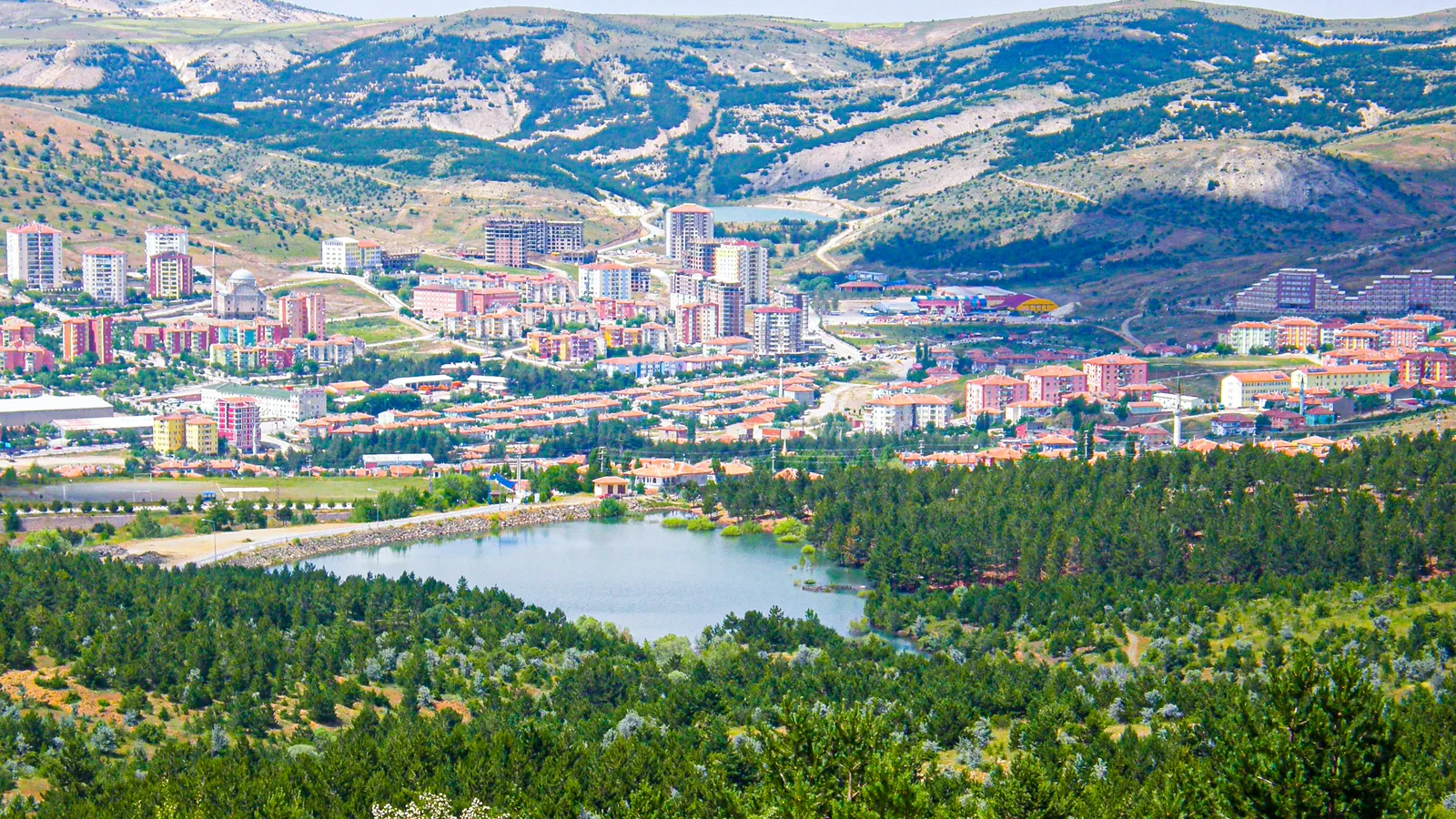 Yozgat şehir görünümü ve simgesel kent alanı