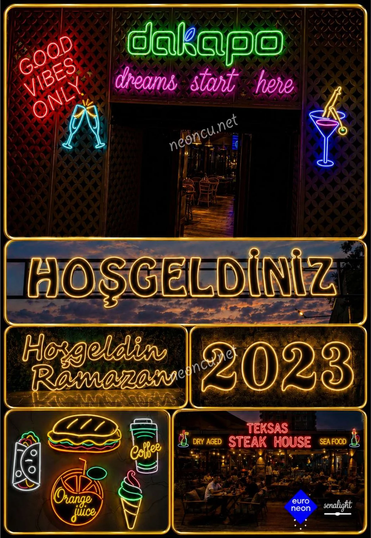 Özel üretim LED neon yazı ve motifler - Neon 2027 kataloğu sayfa 11
