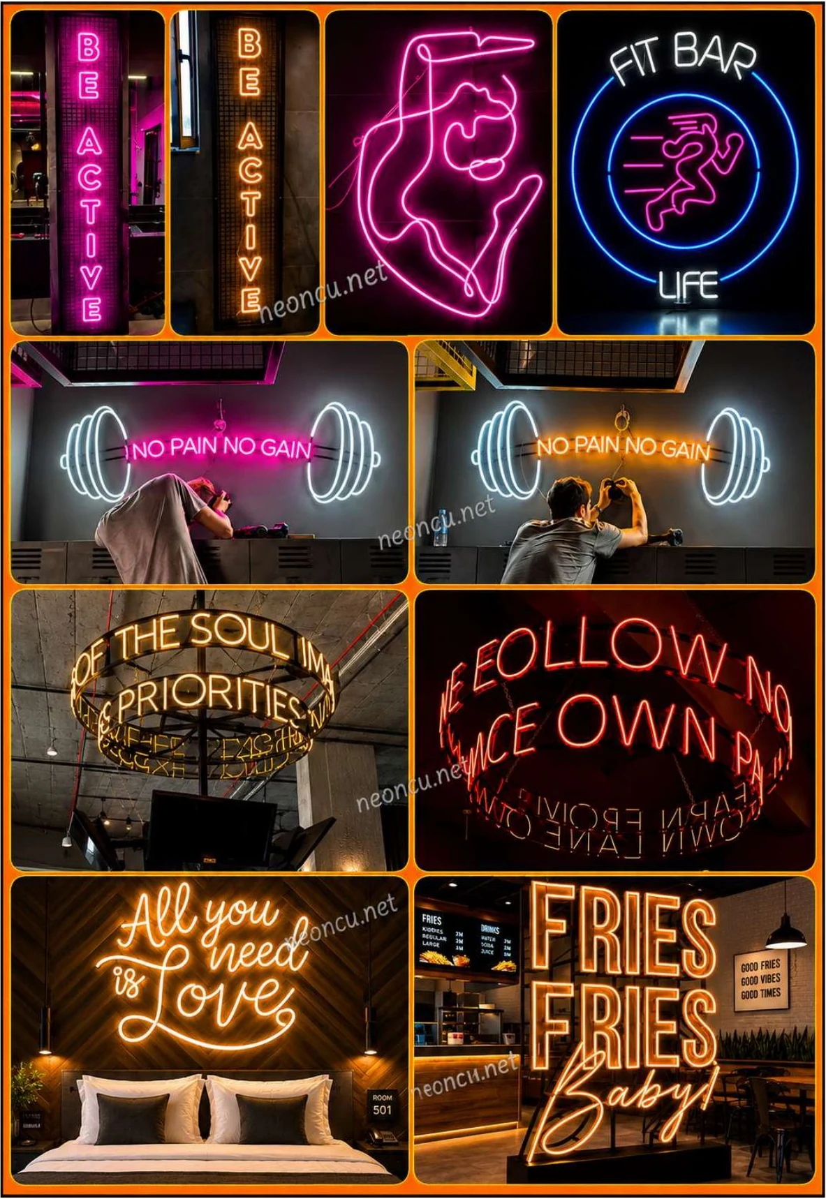 Özel üretim LED neon yazı ve motifler - Neon 2027 kataloğu sayfa 22
