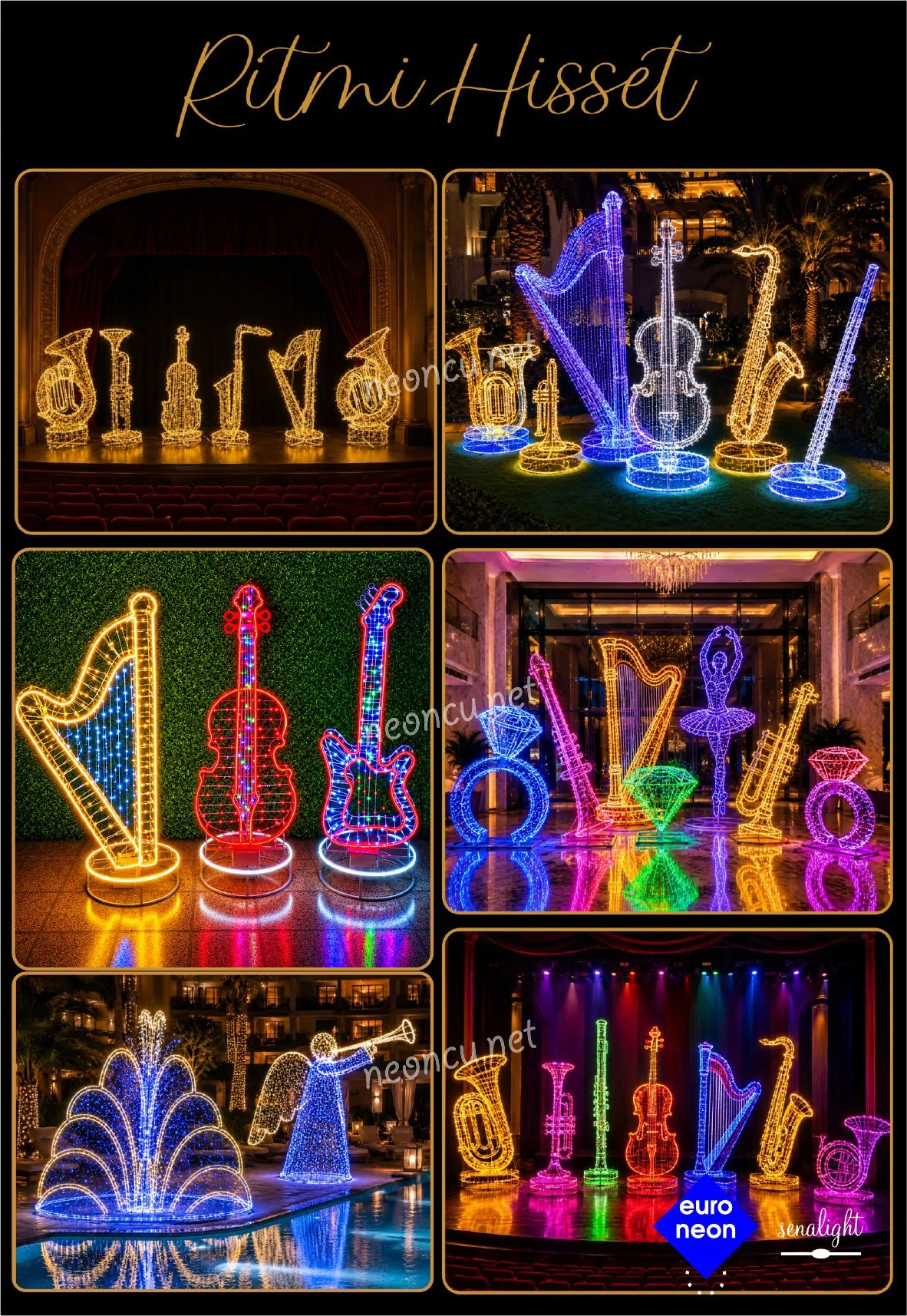 Özel üretim LED neon yazı ve motifler - Yılbaşı 2027 kataloğu sayfa 11
