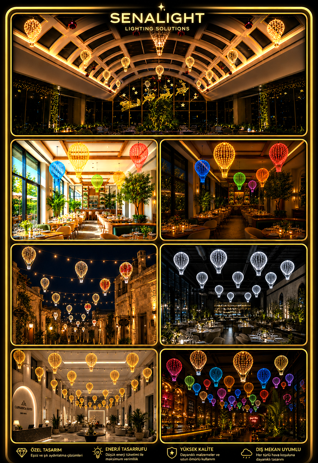 Led Işıklı Uçan Balon örnek uygulama görseli 2