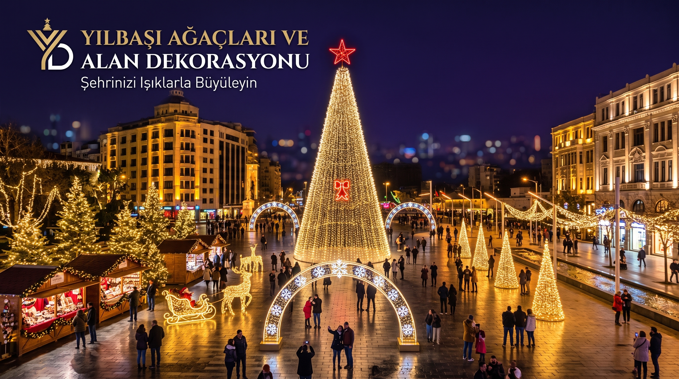 Led Işıklı Ağaç Aydınlatmaları